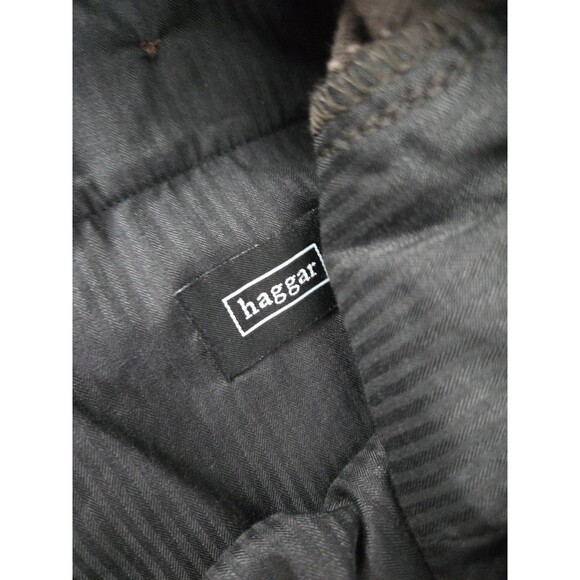 #28 Haggar Corduroy Trousers 36x 29 Men's Brown Pants Cords 100% Cotton Vintage - Picture 4 of 5